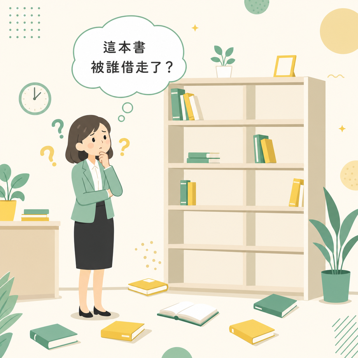 不知道書被誰借走
